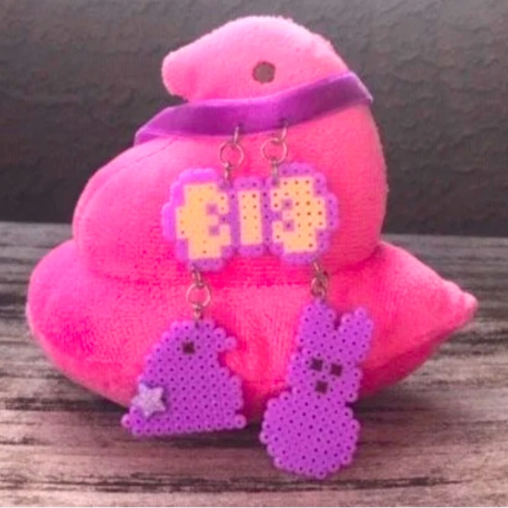 90s velvet choker peeps Kandi kawaii style festival jewelry